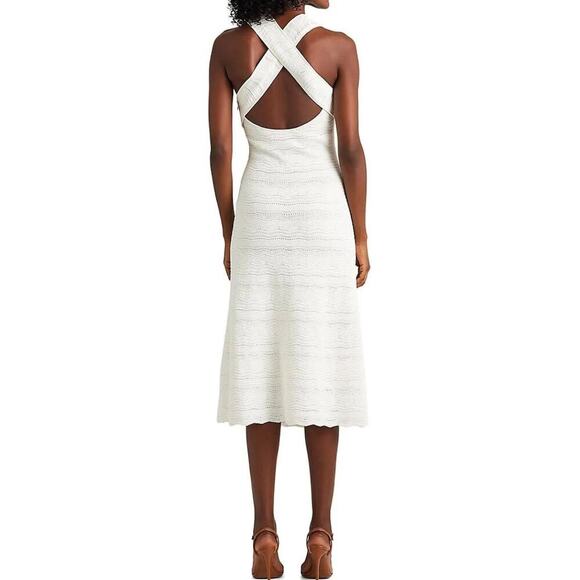Ralph Lauren Collection Sleeveless Sweater Dress Midi Lux Cream Knit $2490 L NWT - Picture 5 of 16